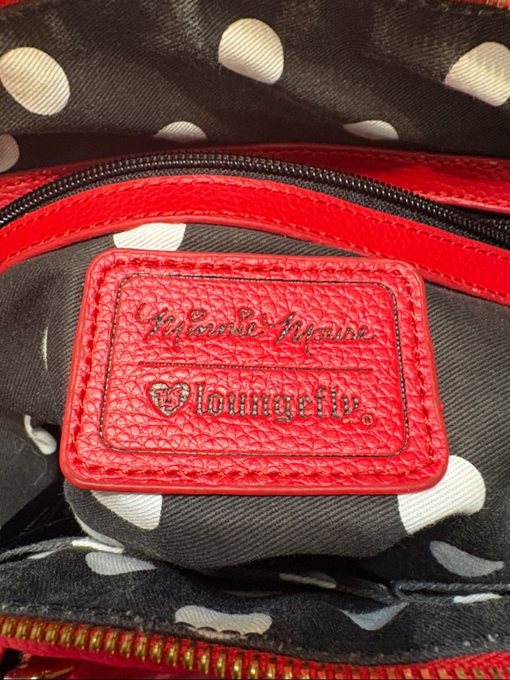 🐭Loungefly x  Disney Minnie Mouse Embossed Satchel - Picture 11 of 12
